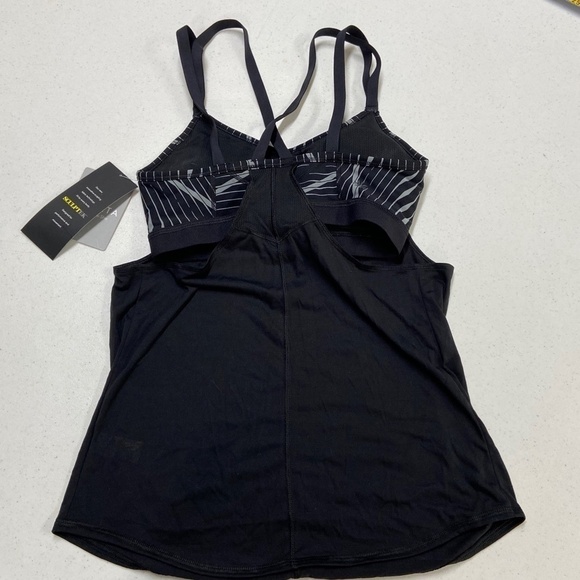 Athleta Waves Stealth Support Top Black Gray - Picture 4 of 4